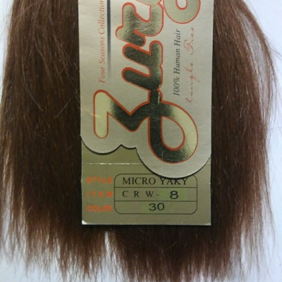 Zury 100% Human Hair Micro Yaky Perm Color 30 - Picture 5 of 6